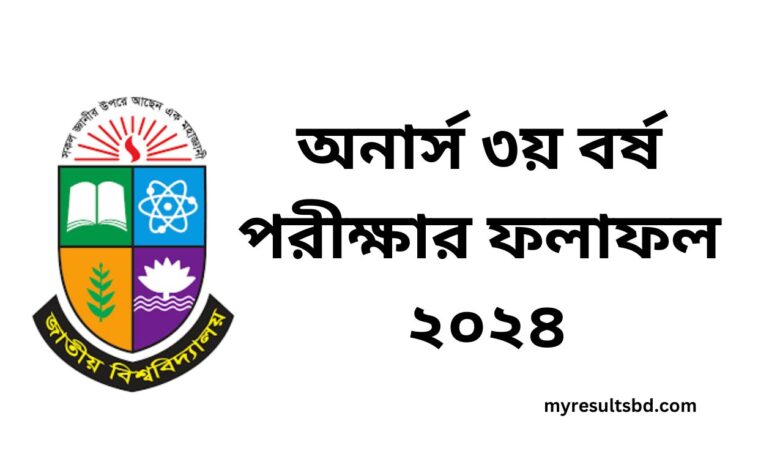 অনার্স ৩য় বর্ষ পরীক্ষার ফলাফল ২০২৪